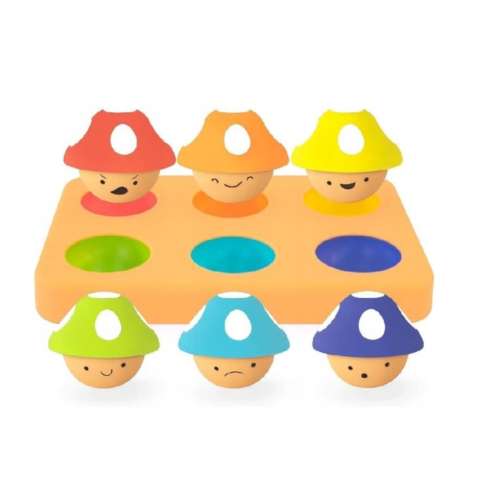 Sassy Mischievous Matching Mushrooms Toy