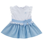 Natini DRESS ROZANNE WHITE_BLUE