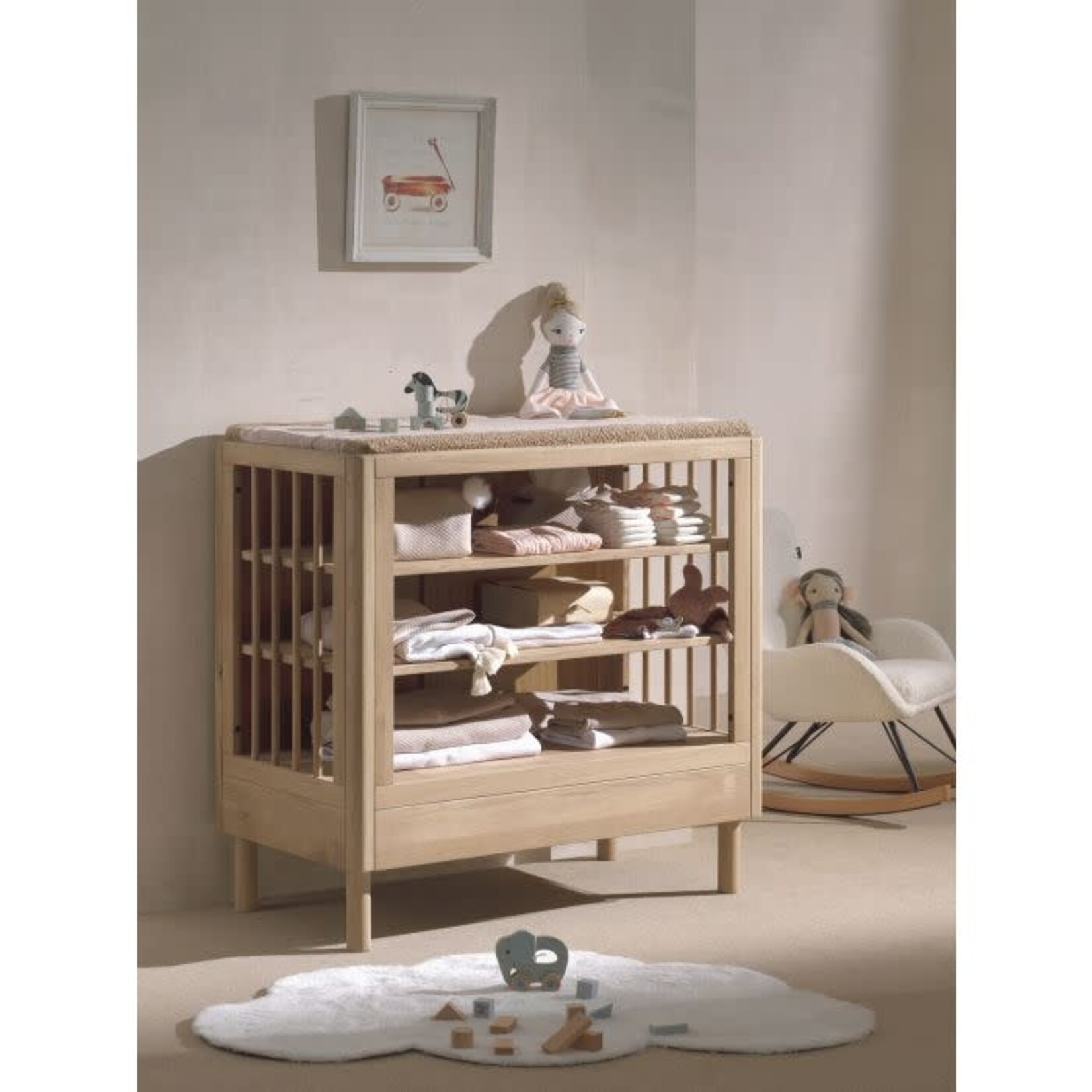 Jaxx Furniture FORREST VERZORGINGSTAFEL EIK