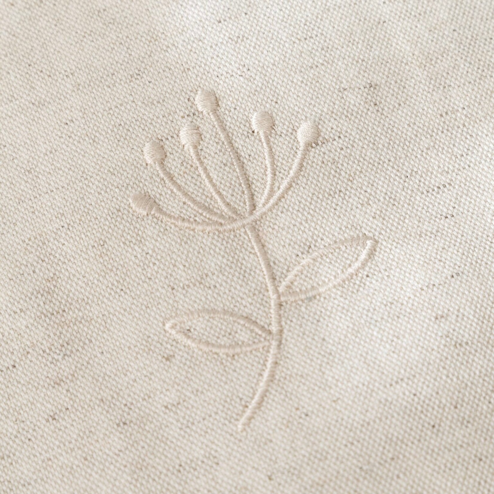 Living Nature Kussen Linnen Collectie - beige 40 x 40 cm