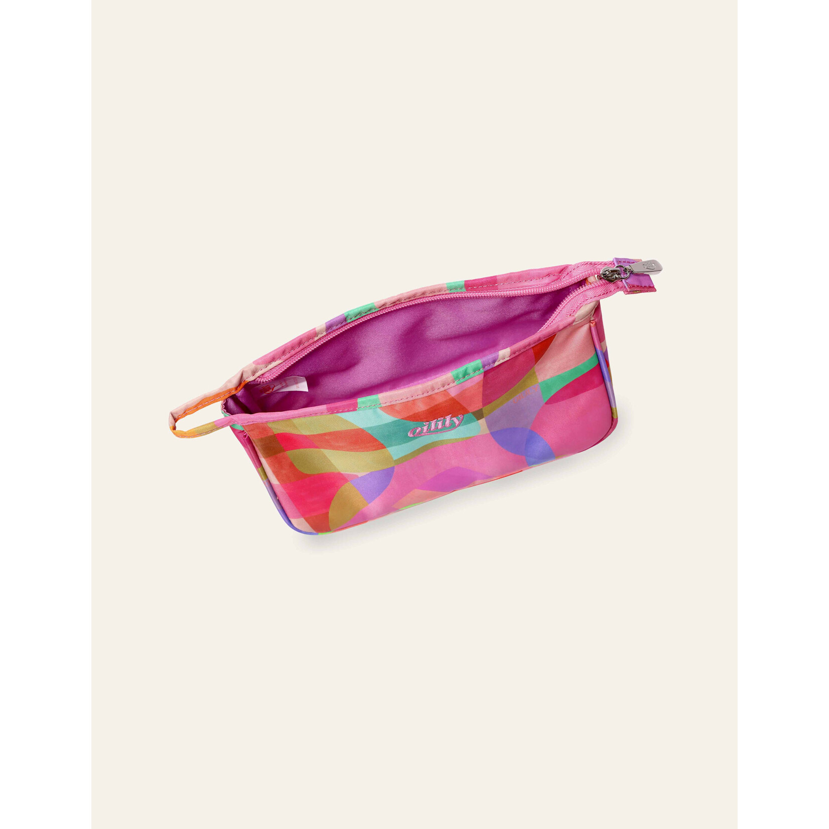 Oilily Oilily Sassy Circles Calan Cosmetic Bag - Prism
