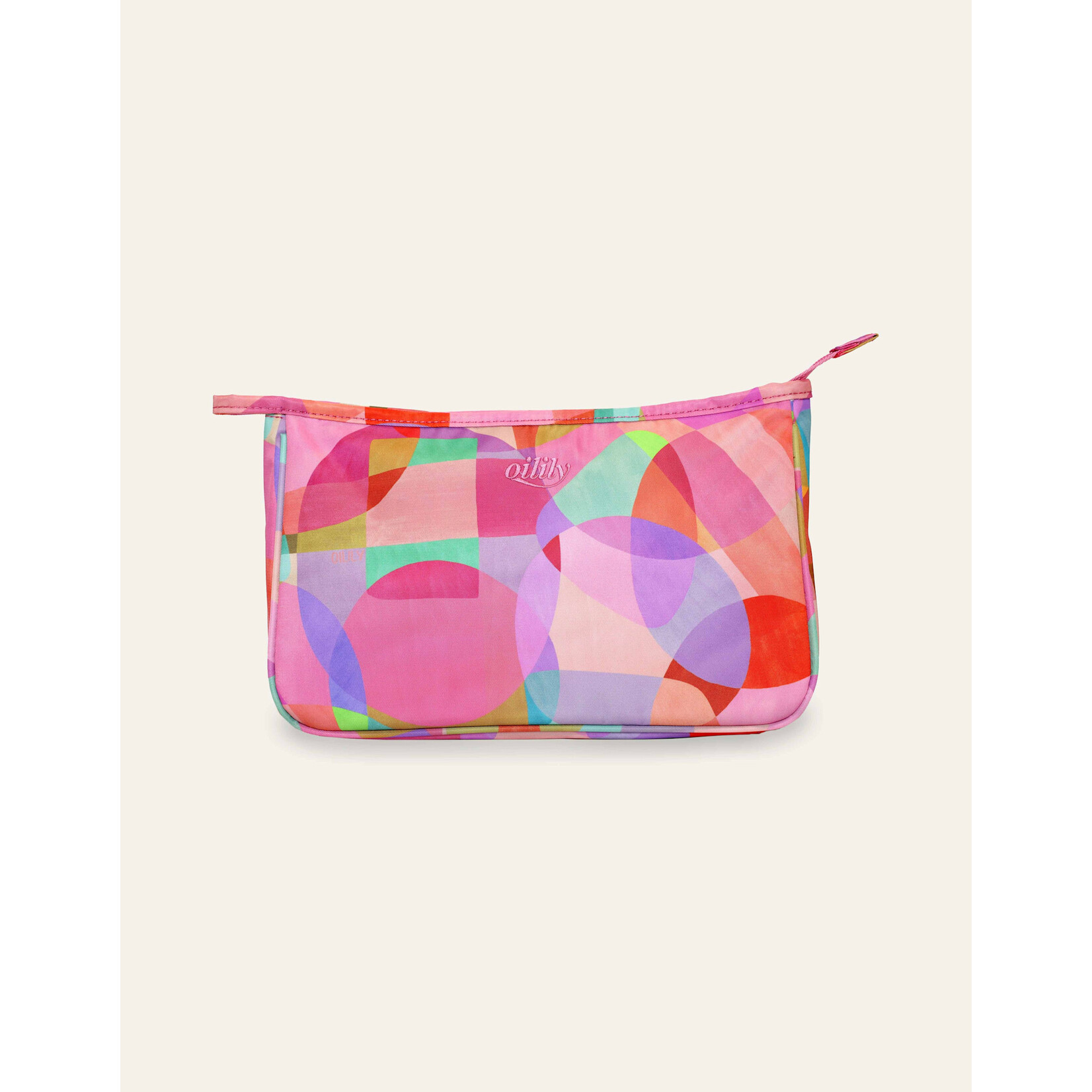 Oilily Oilily Sassy Circles Calan Cosmetic Bag - Prism