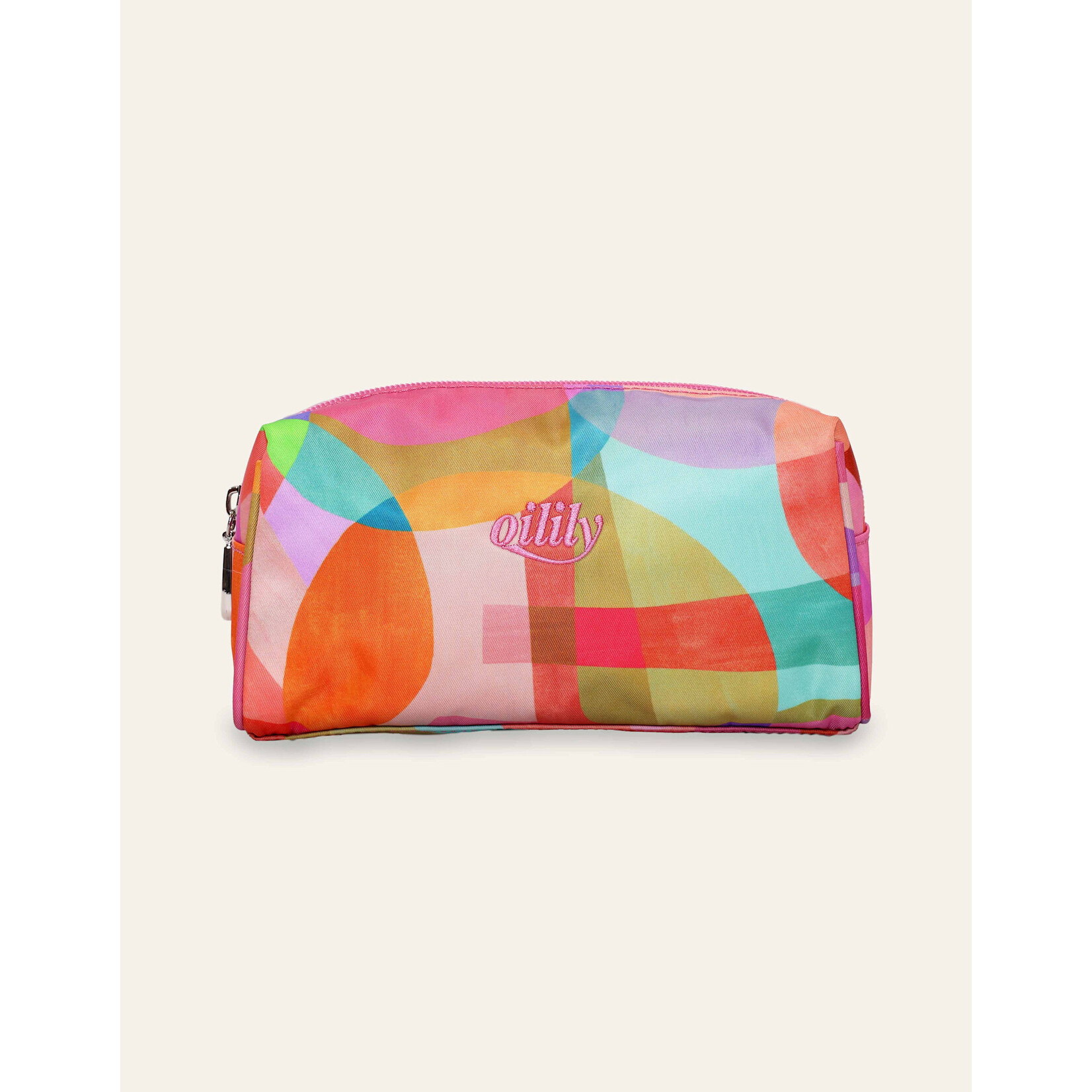 Oilily Oilily Sassy Circles Pol Pouch - Prism Pink