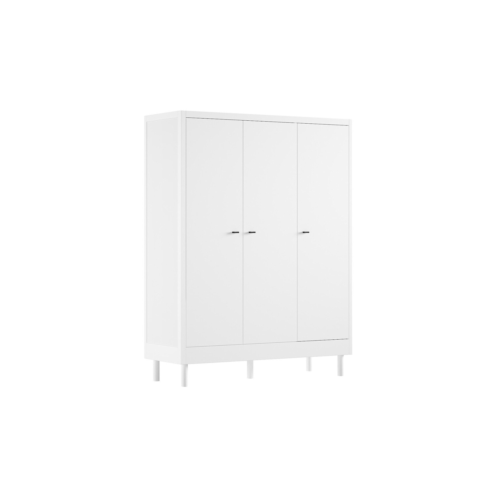 Vipack Furniture FORREST 3 DEURS KLEERKAST BEUK WIT