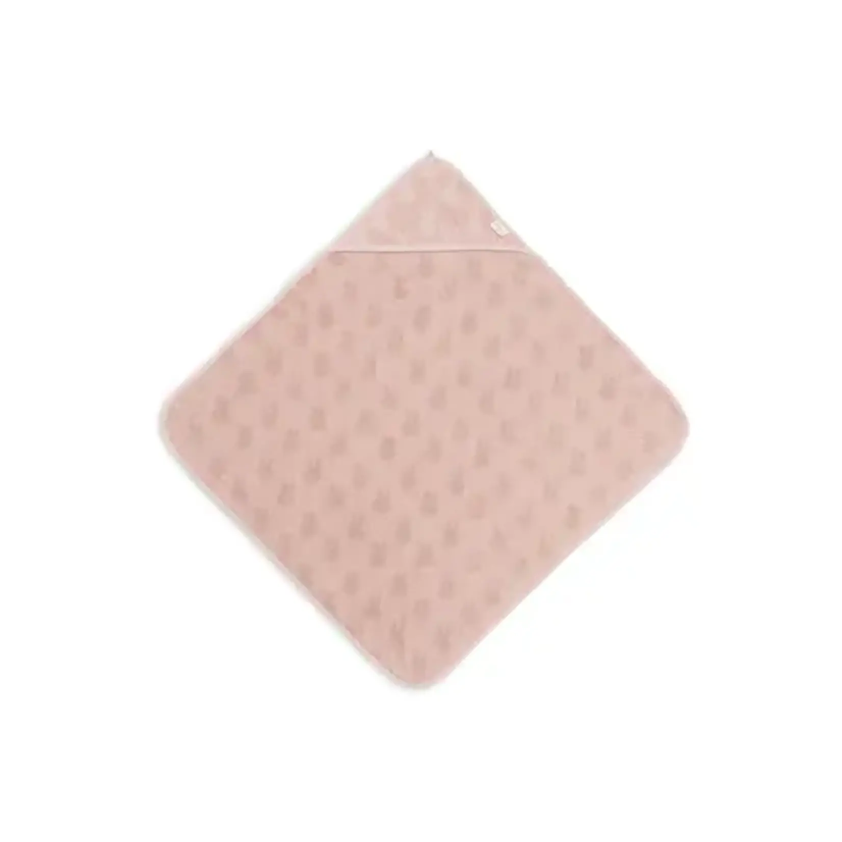 Jollein Badcape Badstof 75x75cm Miffy Jacquard - Wild Rose