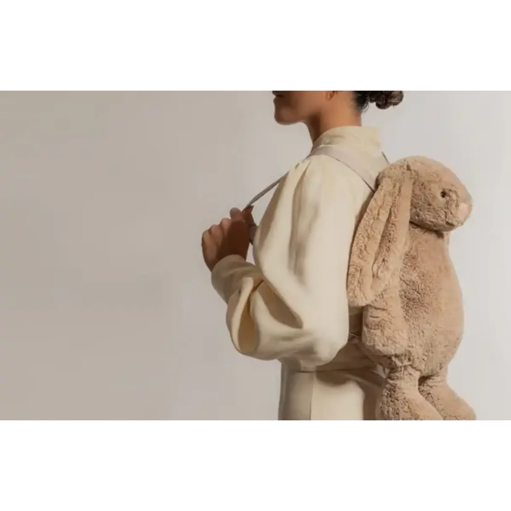 Jellycat Bashful Beige Bunny Backpack