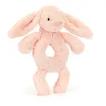 Jellycat Bashful Blush Bunny Ring Rattle