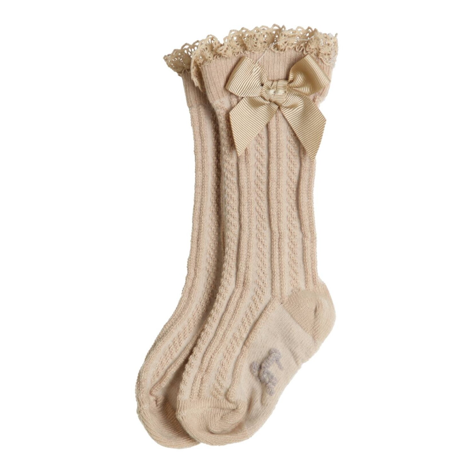Gymp Knee socks Kite_Beige bow