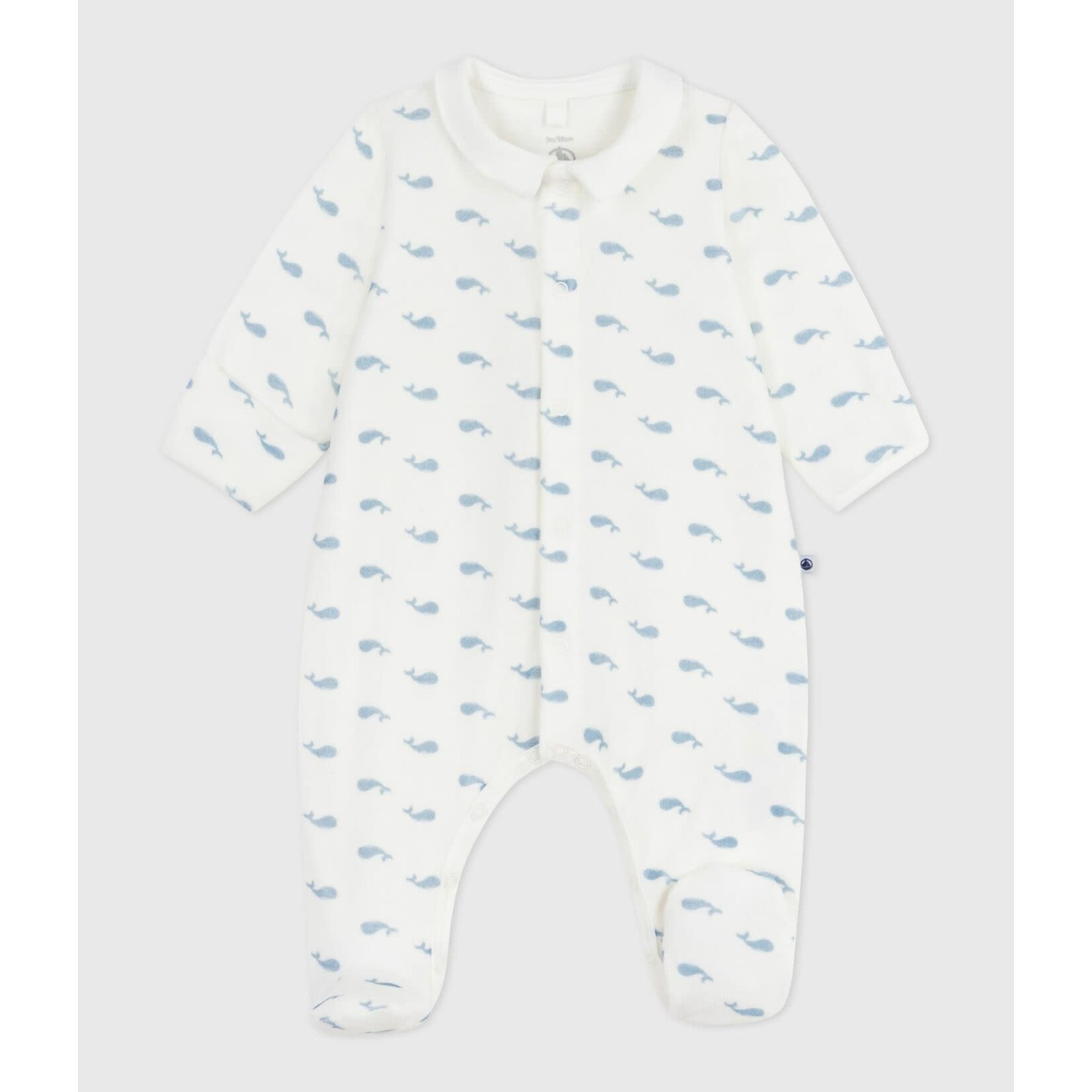 Petit Bateau DORS BIEN MARSHMALLOW/ADRIATIC A0DZ5