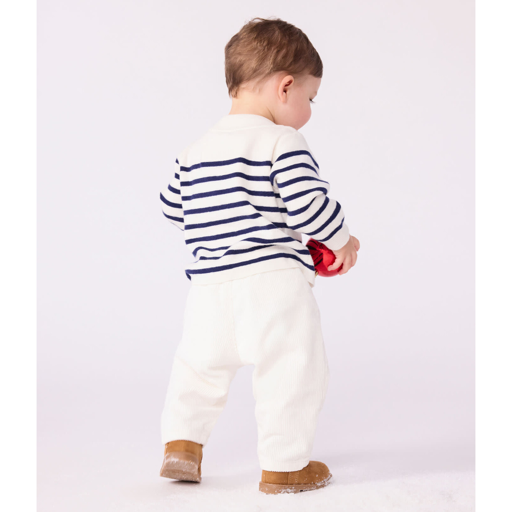 Petit Bateau PULL MARIN MARSHMALLOW/SOIR