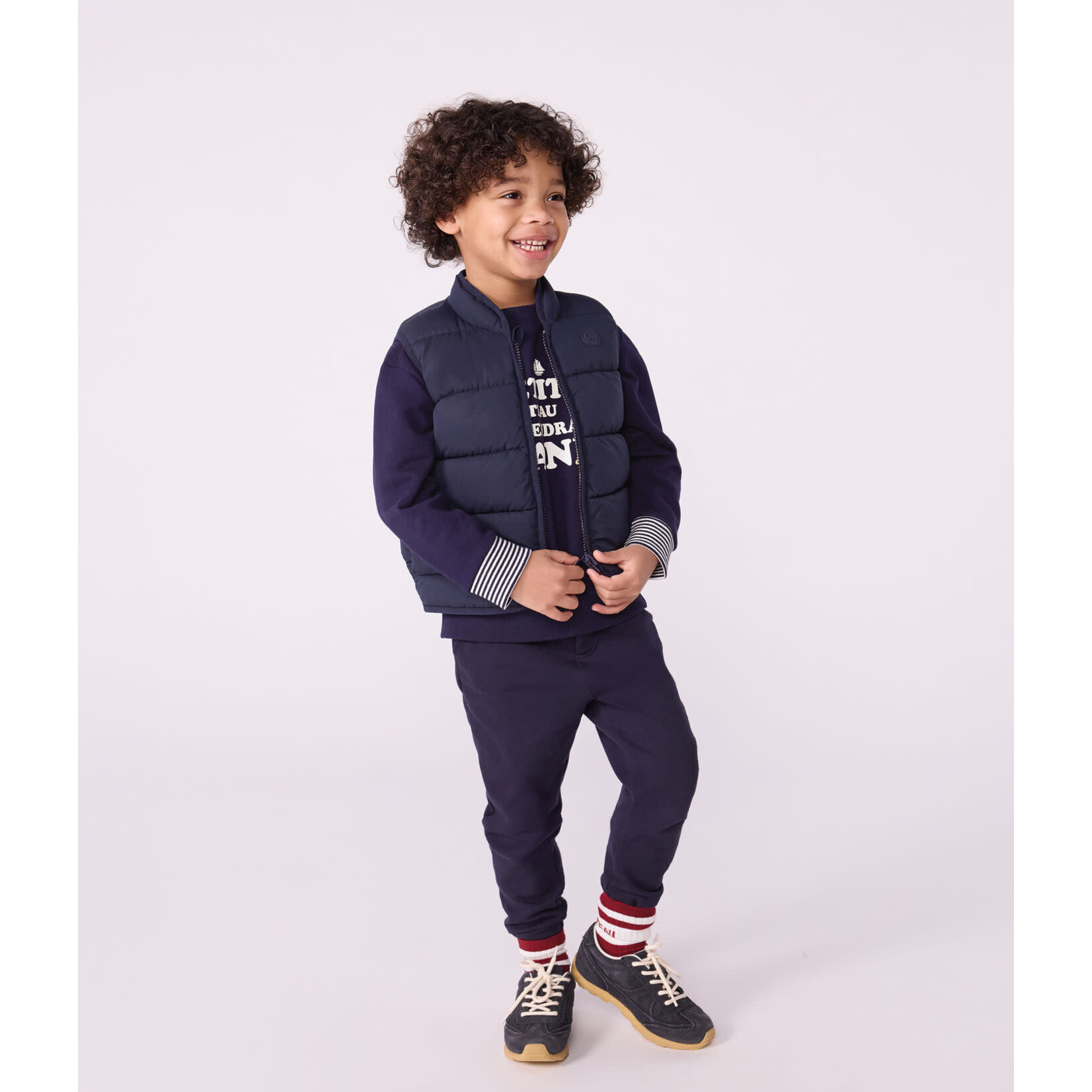 Petit Bateau DOUDOUNE SM SMOKING/JAUNE A0DSJ