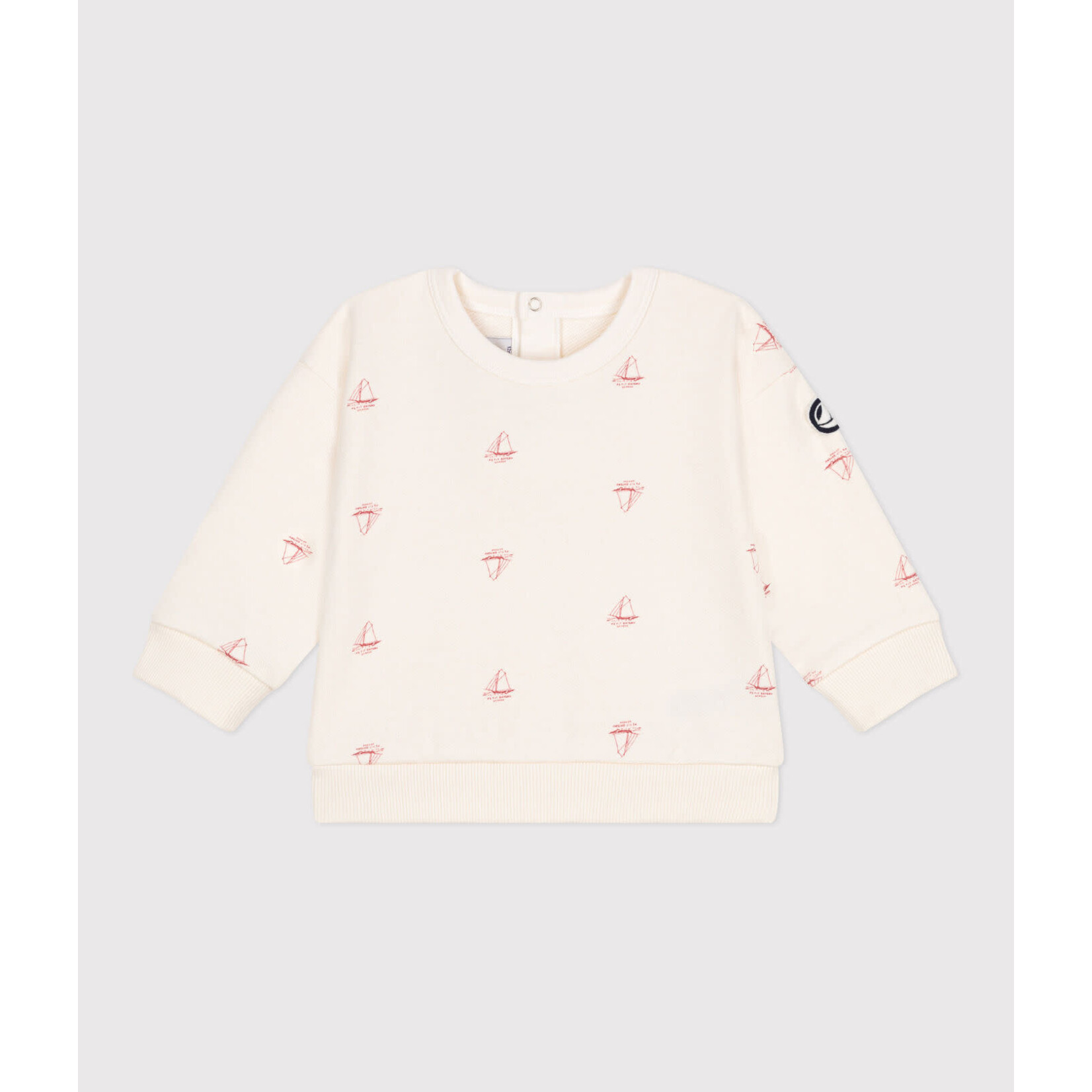 Petit Bateau SWEATSHIRT MILK/POMPEI A0EA8