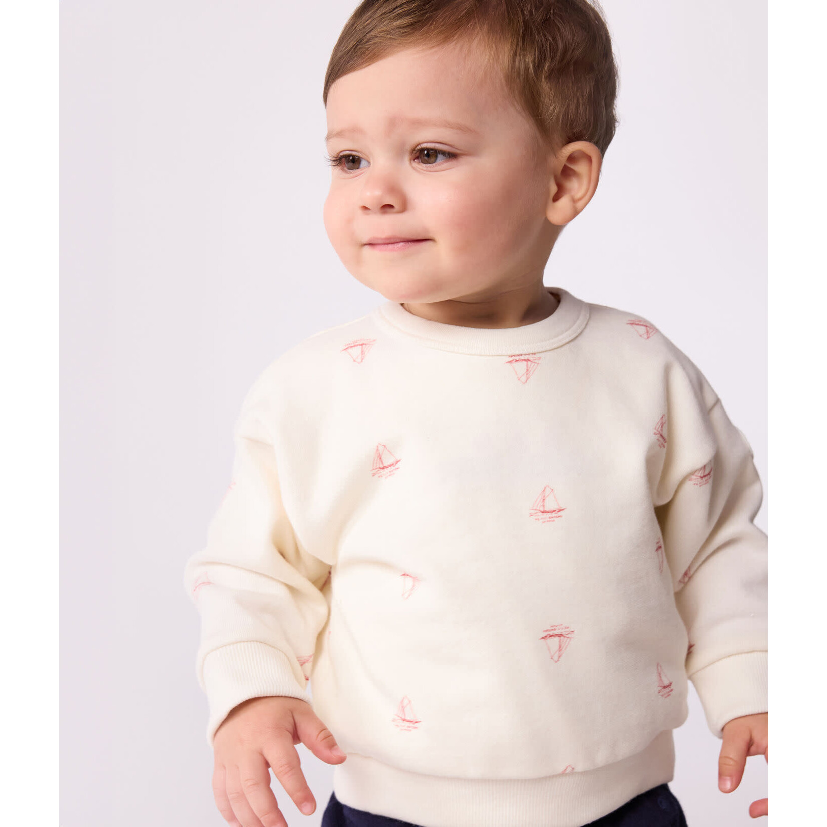 Petit Bateau SWEATSHIRT MILK/POMPEI A0EA8
