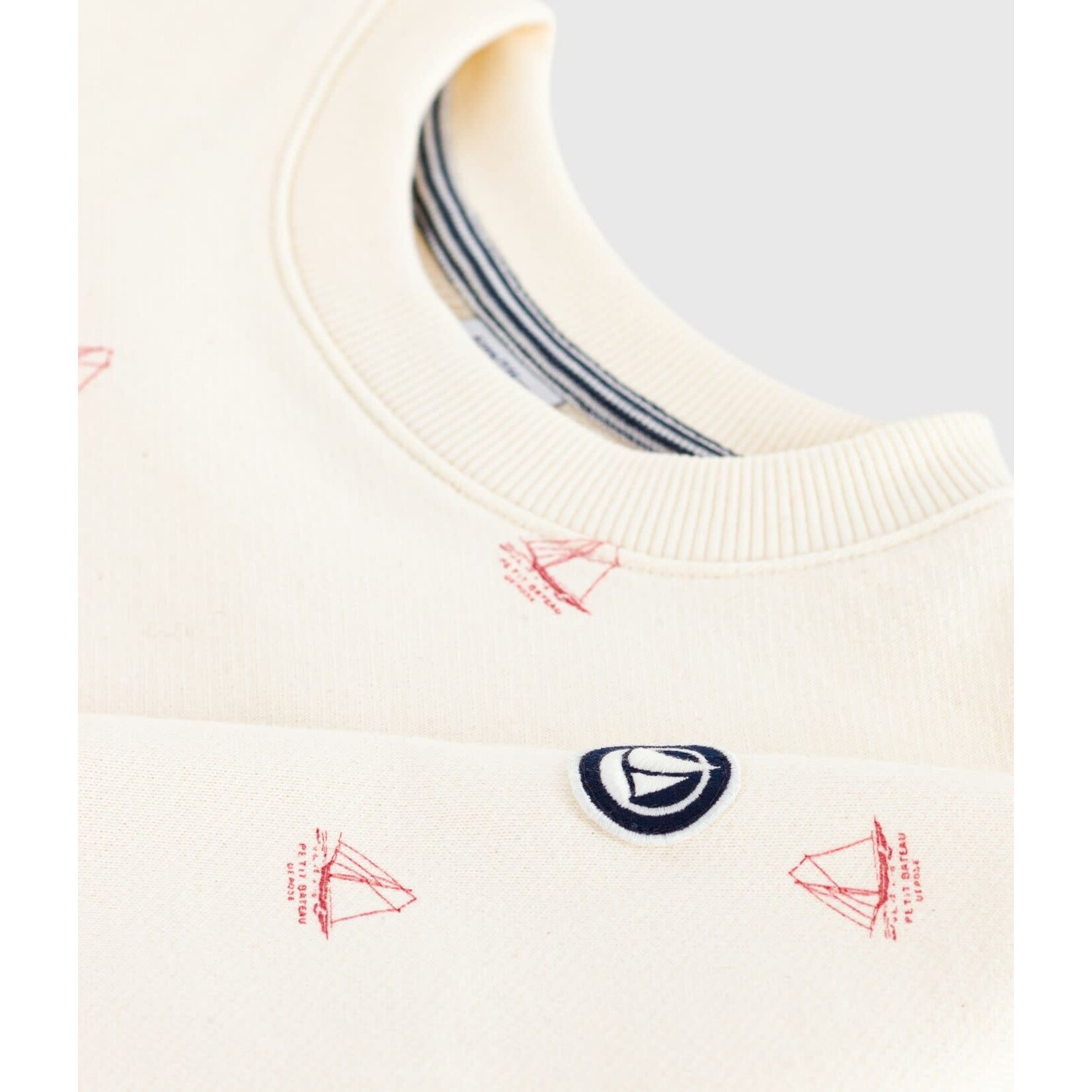Petit Bateau SWEATSHIRT MILK/POMPEI A0DXS
