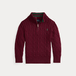 Ralph Lauren LS HZ-SWEATER-PULLOVER CLASSIC WINE/C5964
