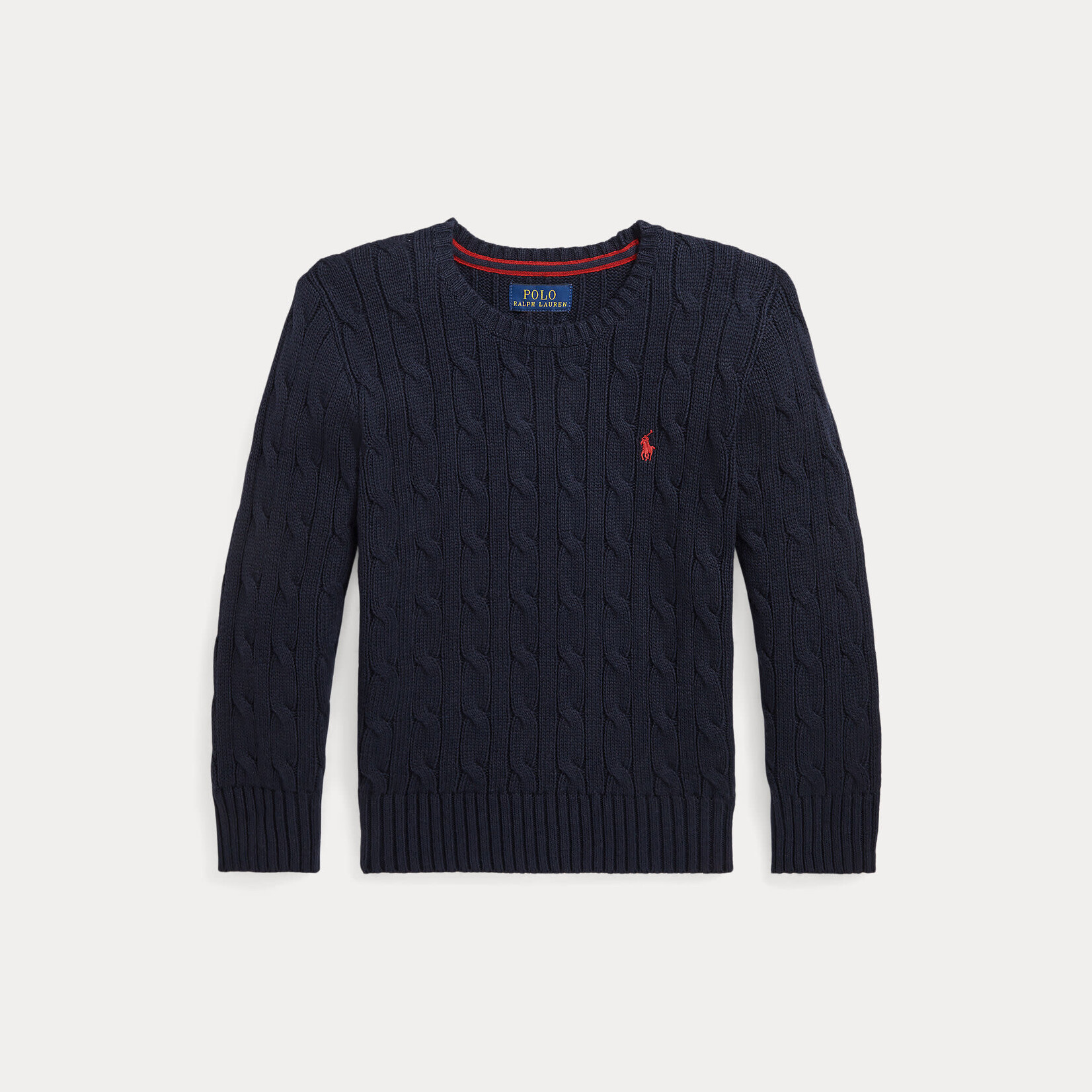 Ralph Lauren LS CABLE CN-TOPS-SWEATER RL NAVY/C3807
