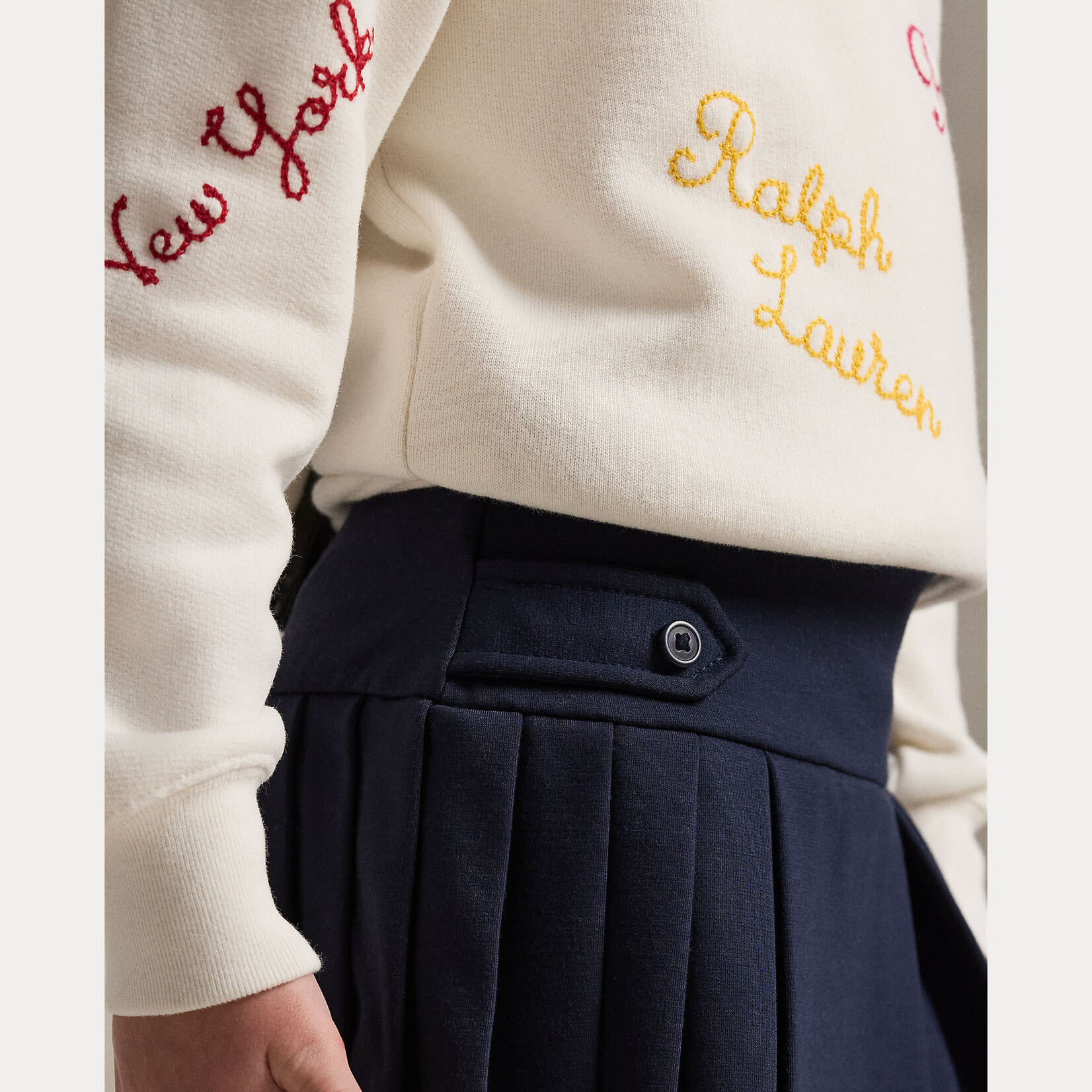 Ralph Lauren PLEAT SCOOTR-BOTTOMS-SKIRT RL NAVY