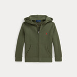 Ralph Lauren LS FZ HOOD-TOPS-KNIT MINT OLIVE/C8702