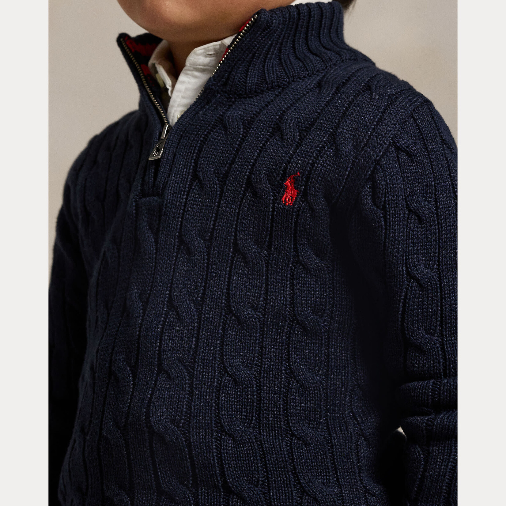 Ralph Lauren LS HZ-SWEATER-PULLOVER RL NAVY/C3807