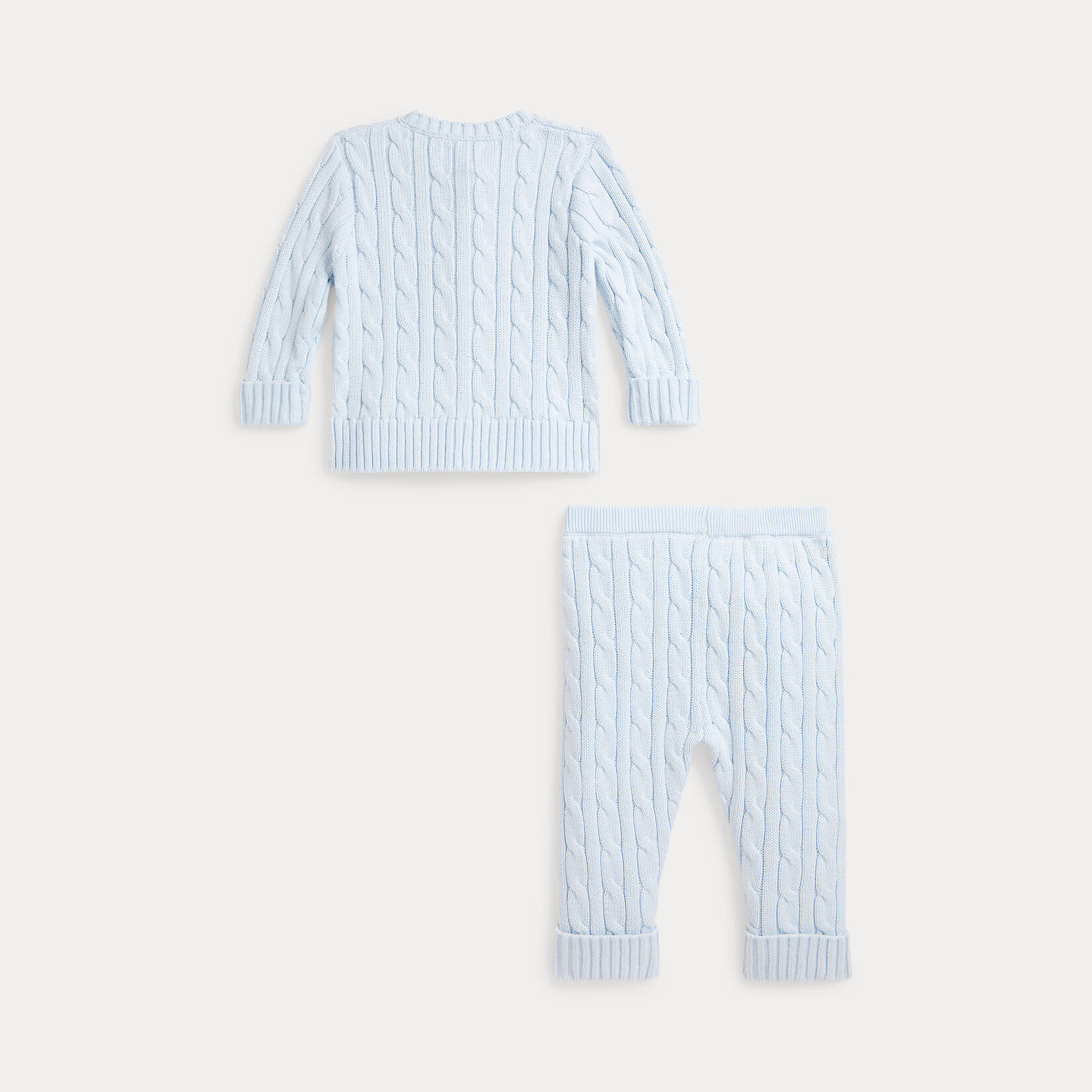 Ralph Lauren CBL SWTR SET-SETS-JUMPER SET PEARL BLUE