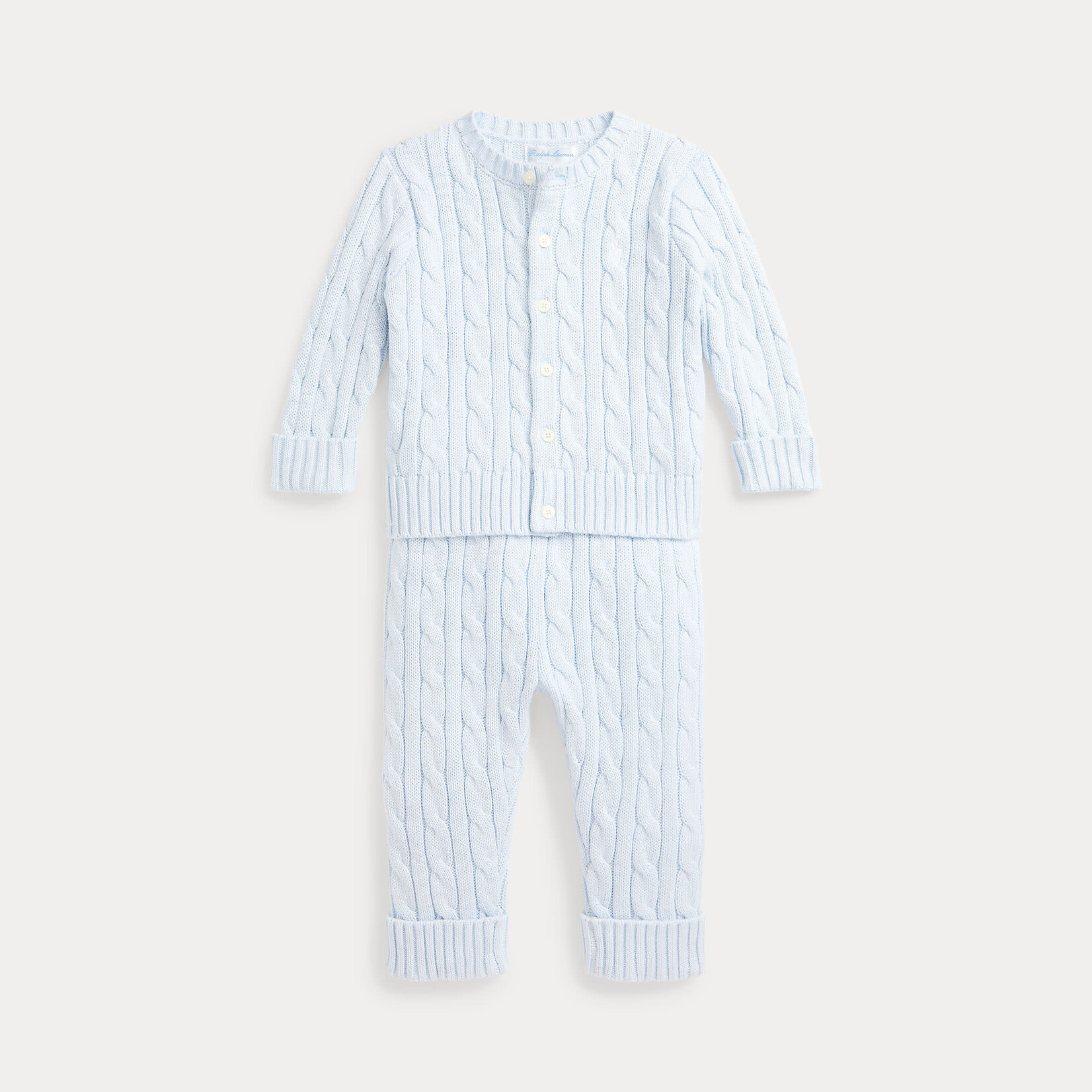 Ralph Lauren CBL SWTR SET-SETS-JUMPER SET PEARL BLUE