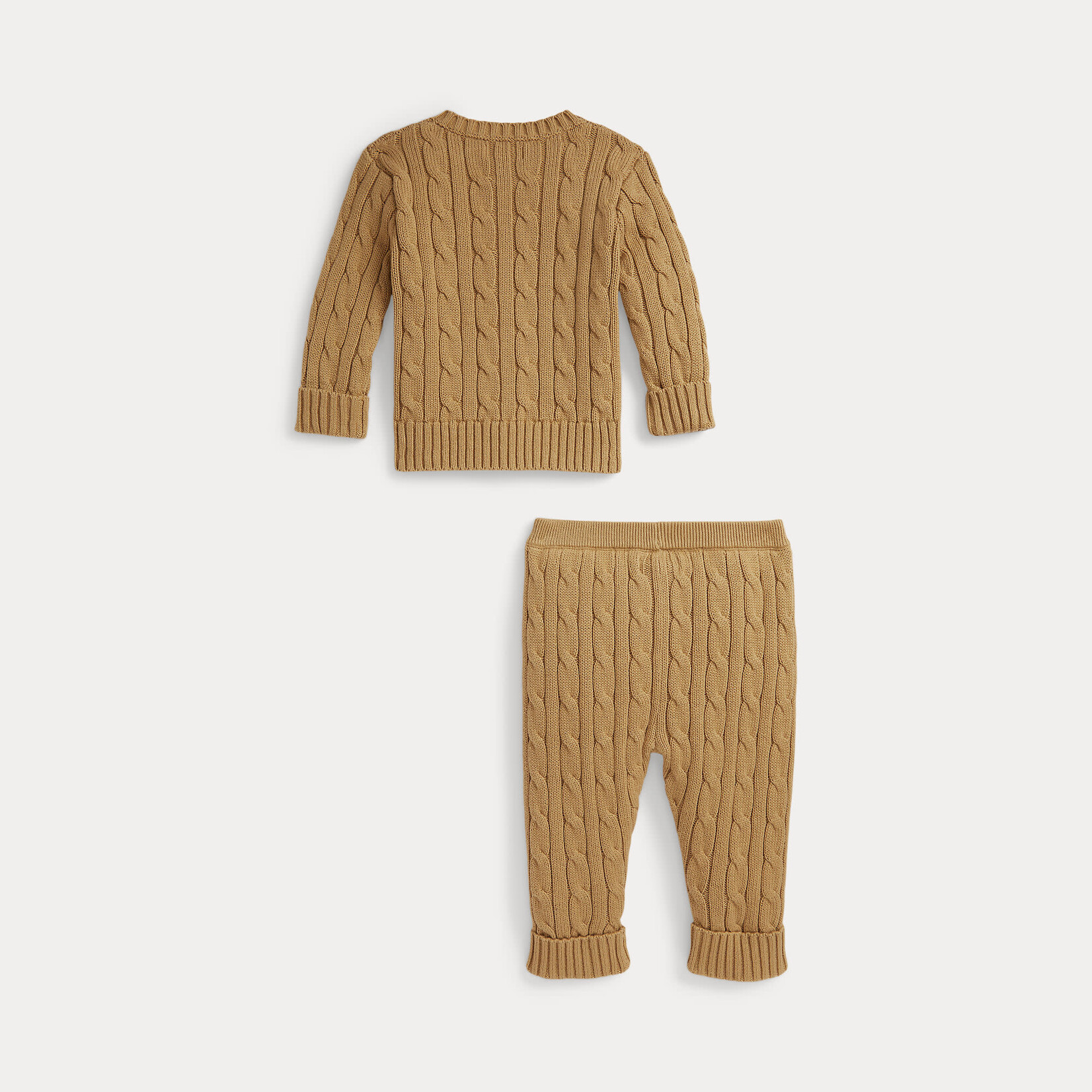 Ralph Lauren CBL SWTR SET-SETS-JUMPER SET CLASSIC CAMEL