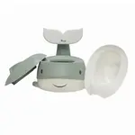 Bo Jungle Whale Potty Sage Green