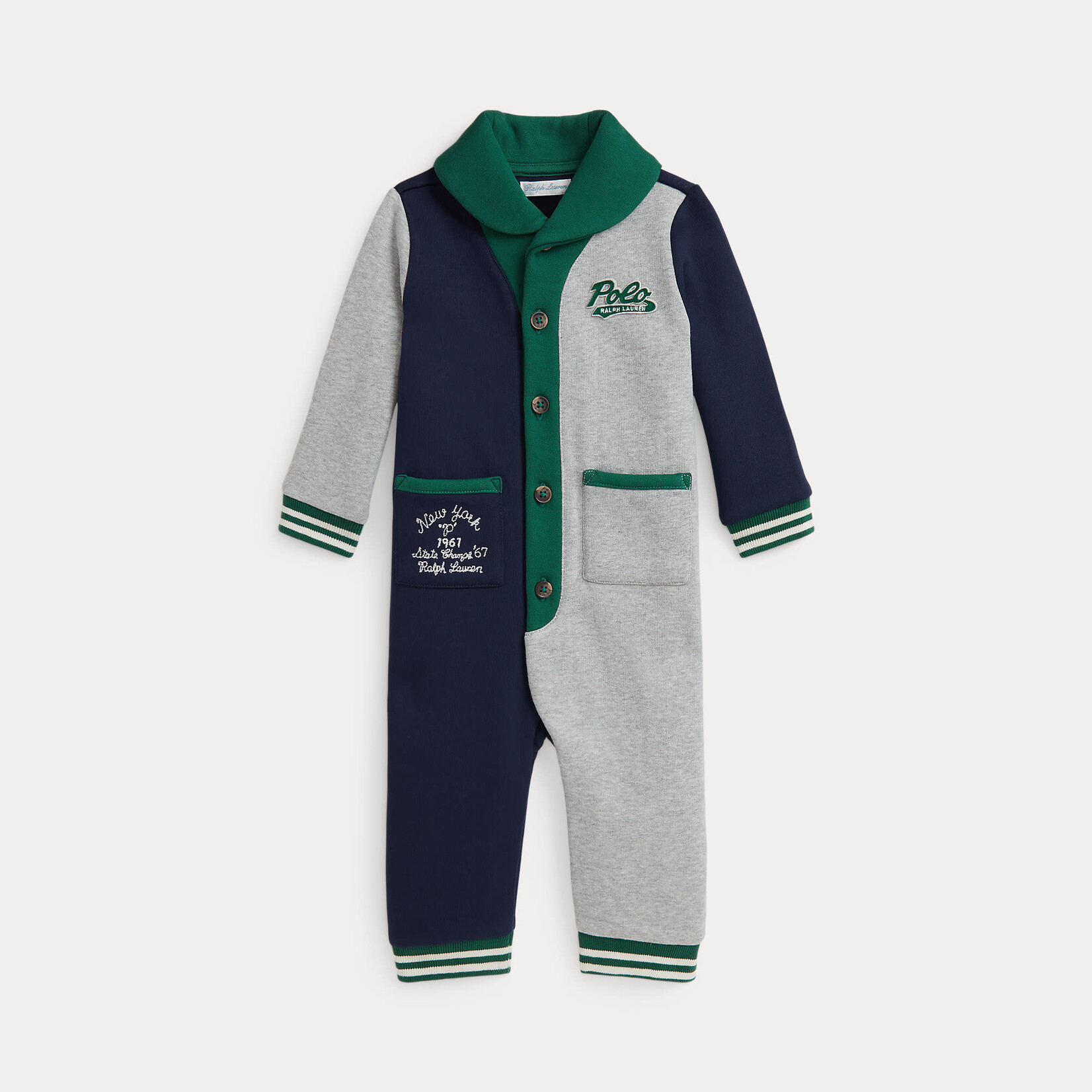 Ralph Lauren KNIT-COVERALL REFINED NAVY MULTI