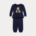 Ralph Lauren KNIT-PANT SET-OUTFIT SET REFINED NAVY