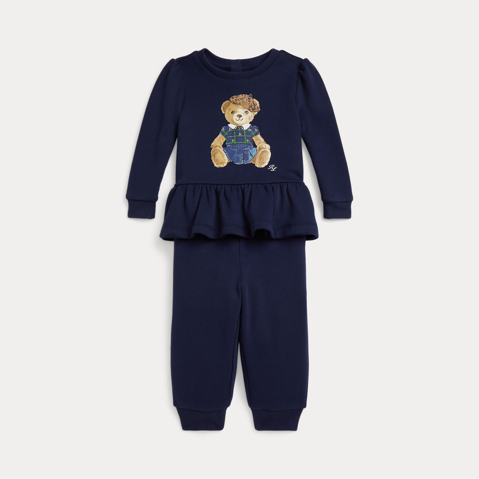 Ralph Lauren KNIT-PANT SET-OUTFIT SET REFINED NAVY