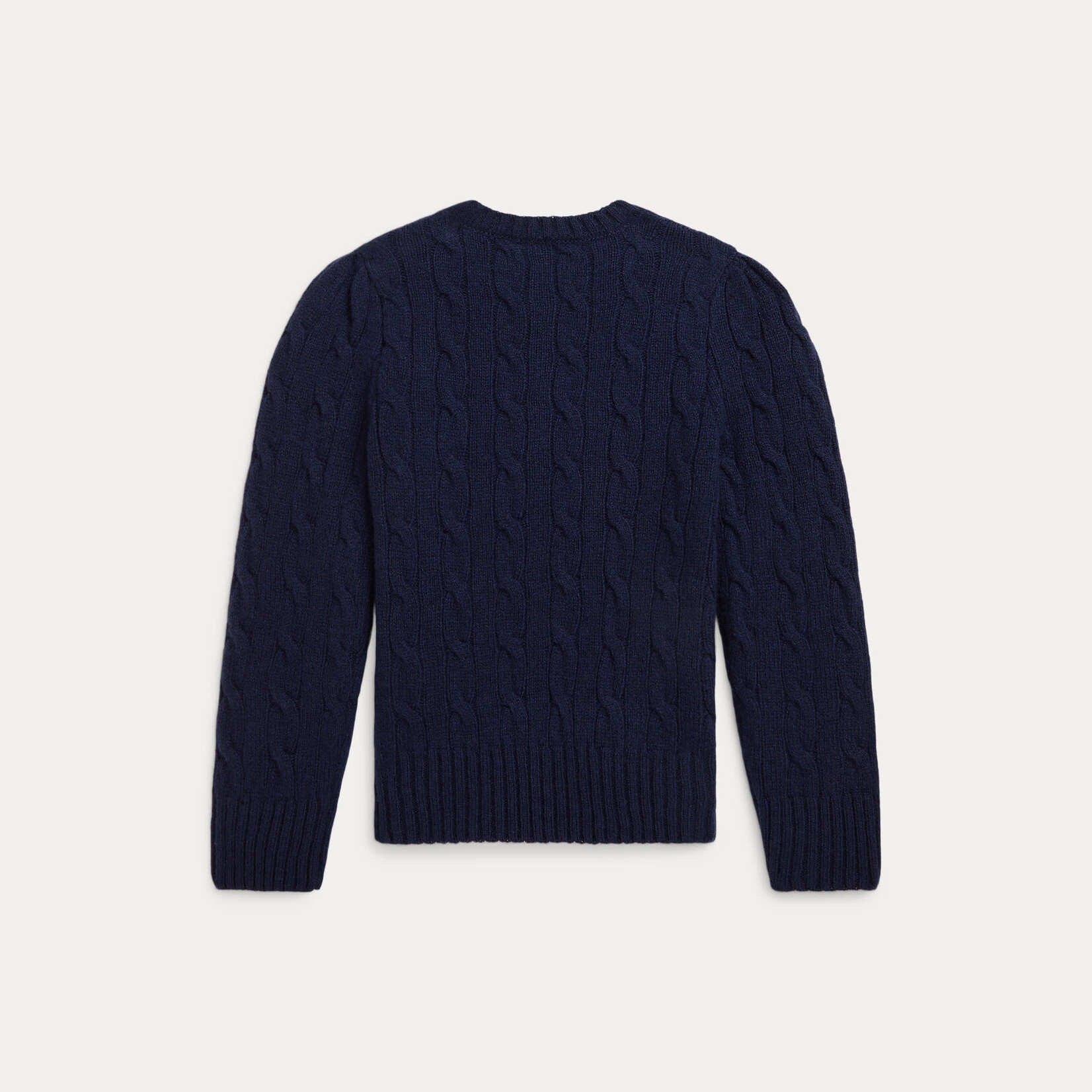 Ralph Lauren CABLE CN-SWEATER-PULLOVER HUNTER  NAVY W/ C2740 NEVIS PP