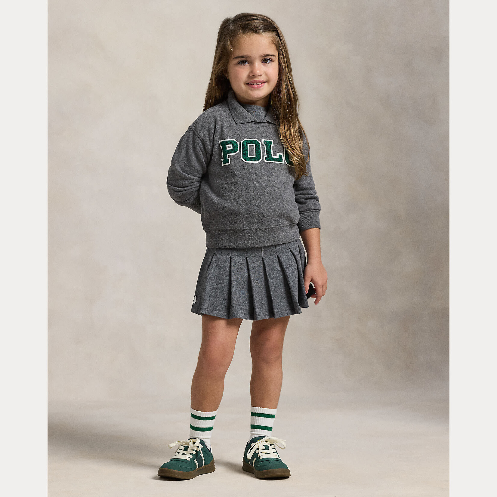 Ralph Lauren KNIT-A LINE-SKIRT MEDIUM FLANNEL HEATHER