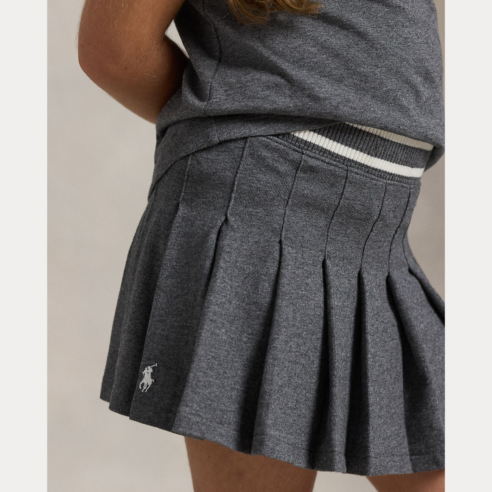 Ralph Lauren KNIT-A LINE-SKIRT MEDIUM FLANNEL HEATHER