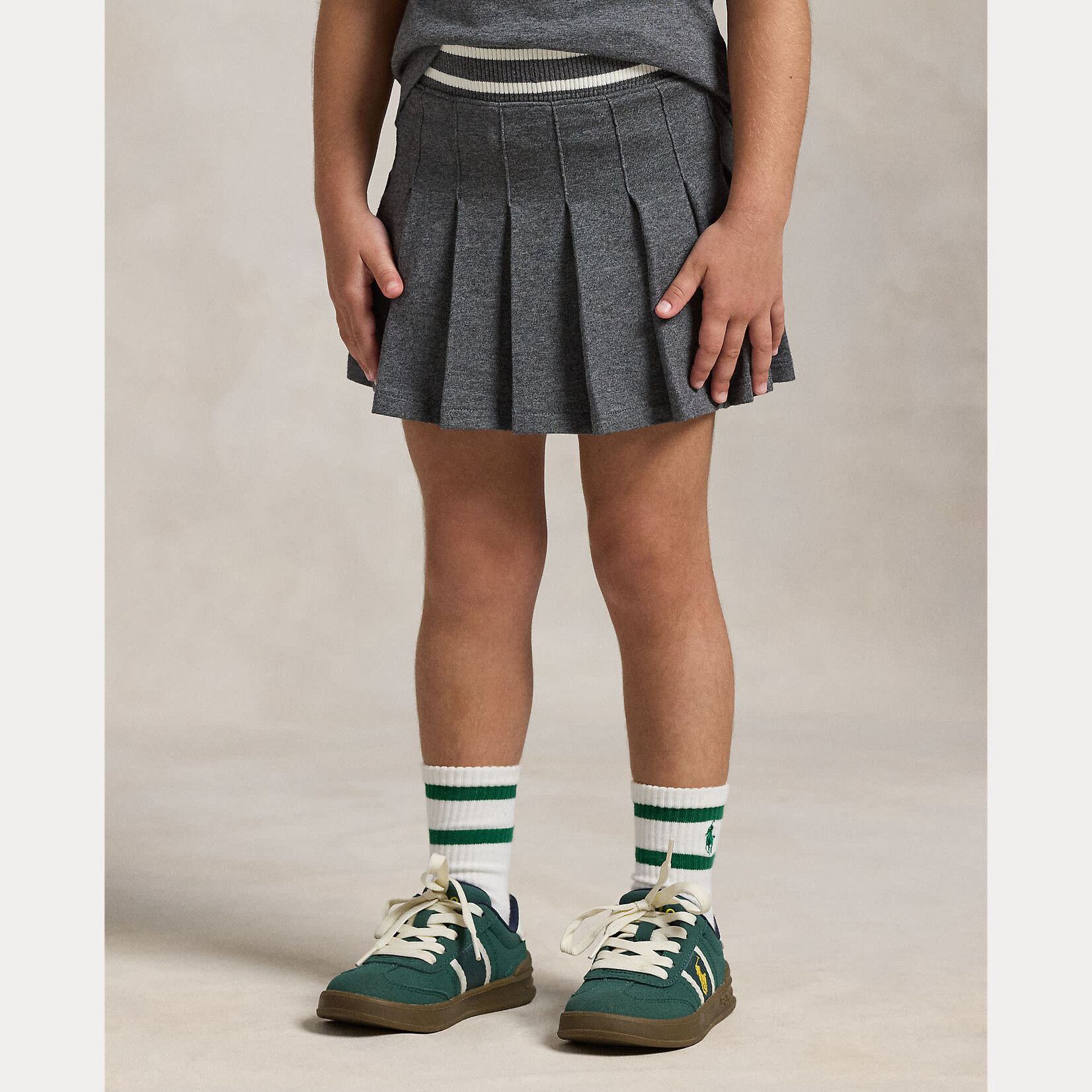 Ralph Lauren KNIT-A LINE-SKIRT MEDIUM FLANNEL HEATHER