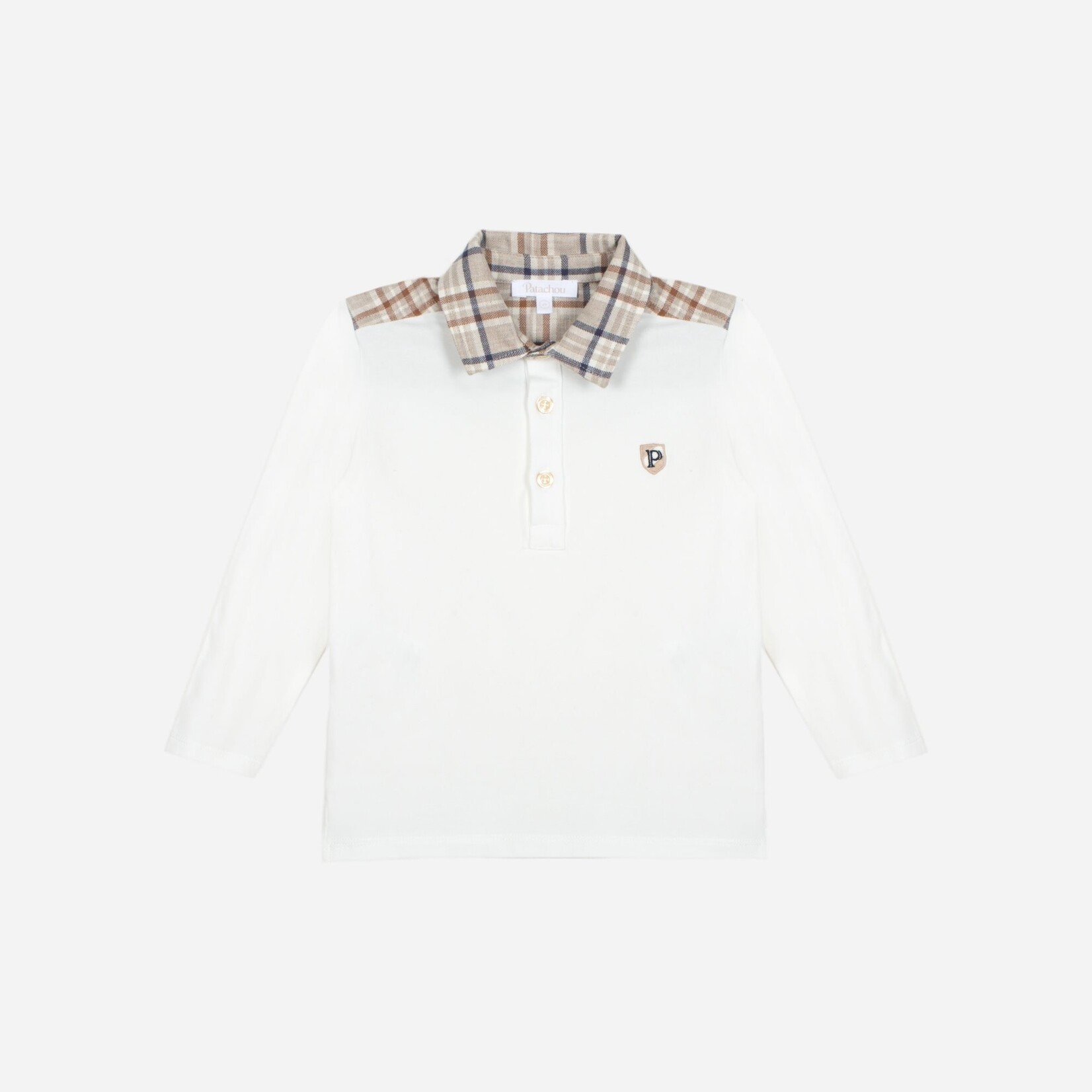 Patachou POLO - MINI BOY PARK - INVERNO 2025 ECRU