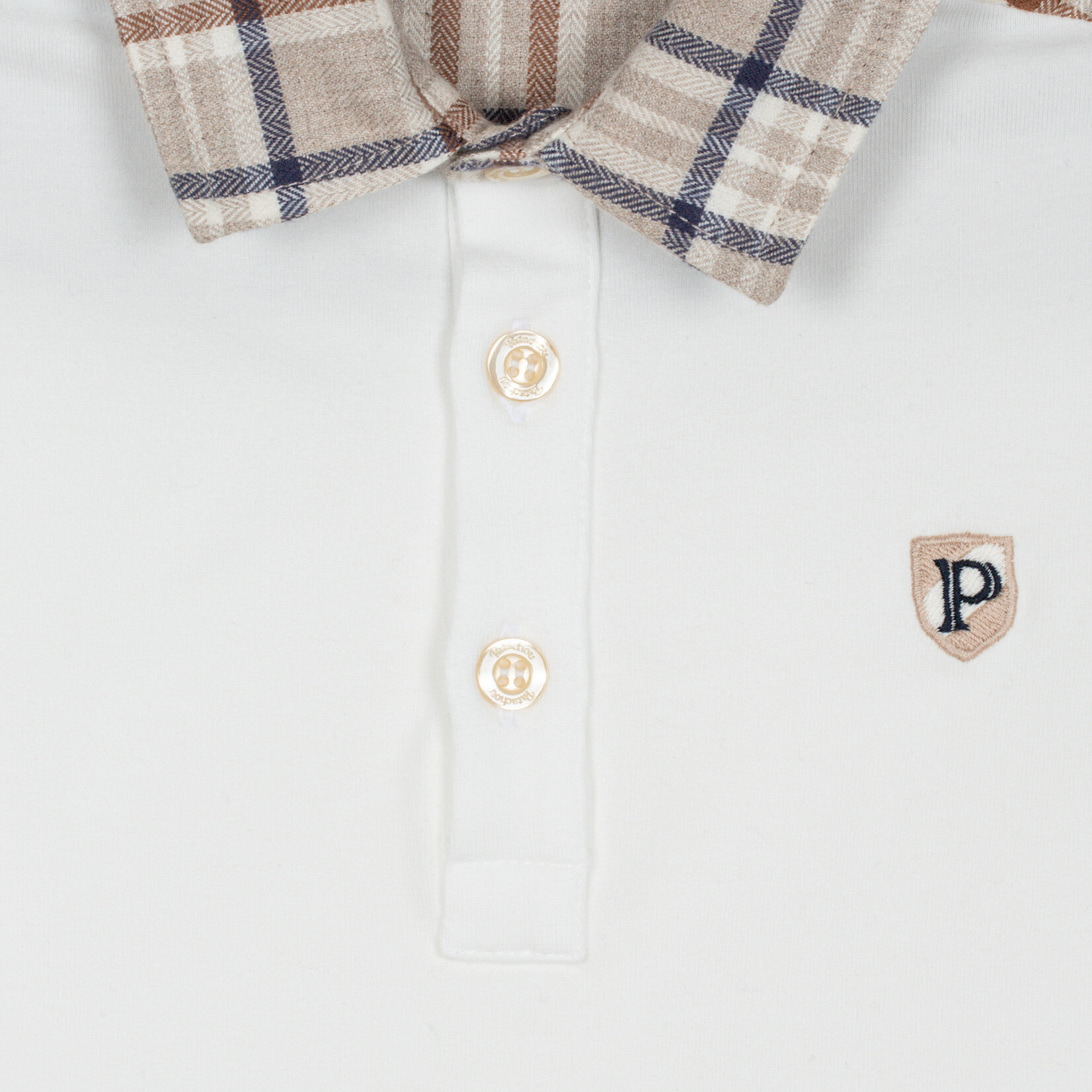 Patachou POLO - MINI BOY PARK - INVERNO 2025 ECRU
