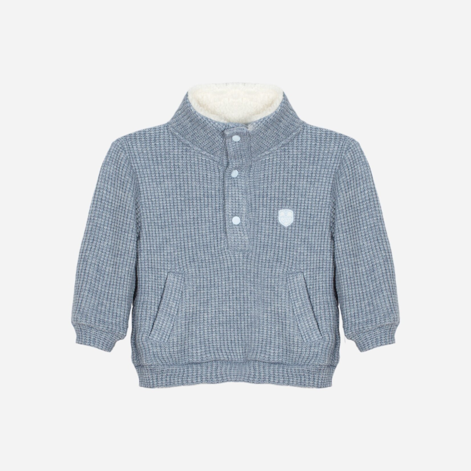 Patachou SWEATER - MINI BOY SFOT BLUE -  INVERNO 2025 MELANGE BLUE