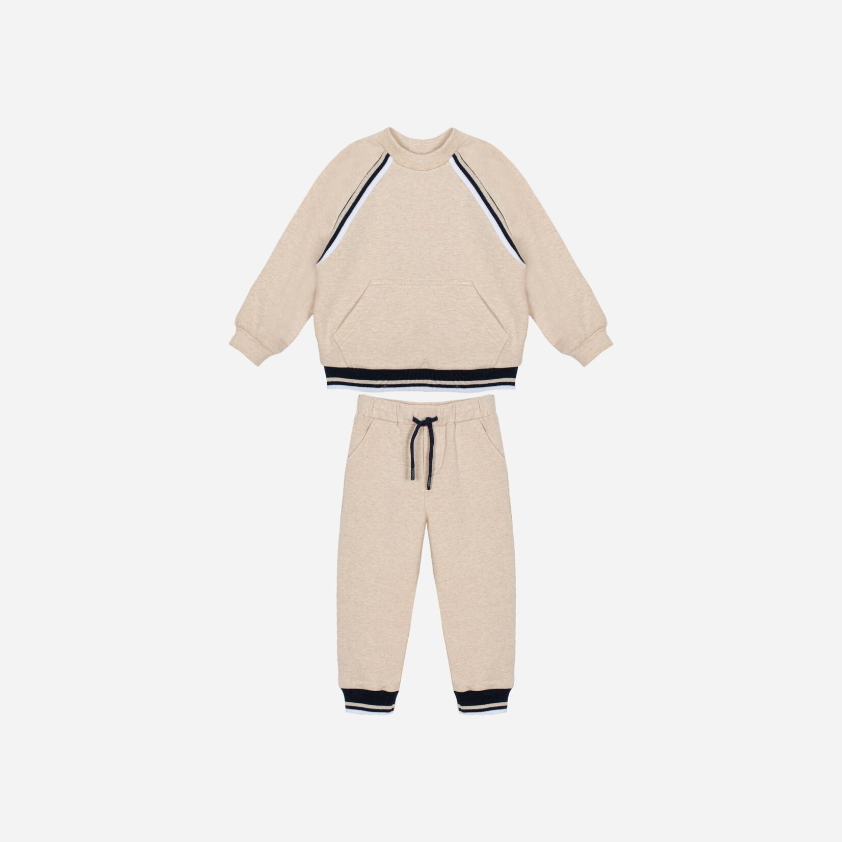 Patachou CONJUNTO - MINI BOY PARK - INVERNO 2025 BEIGE MELANGE