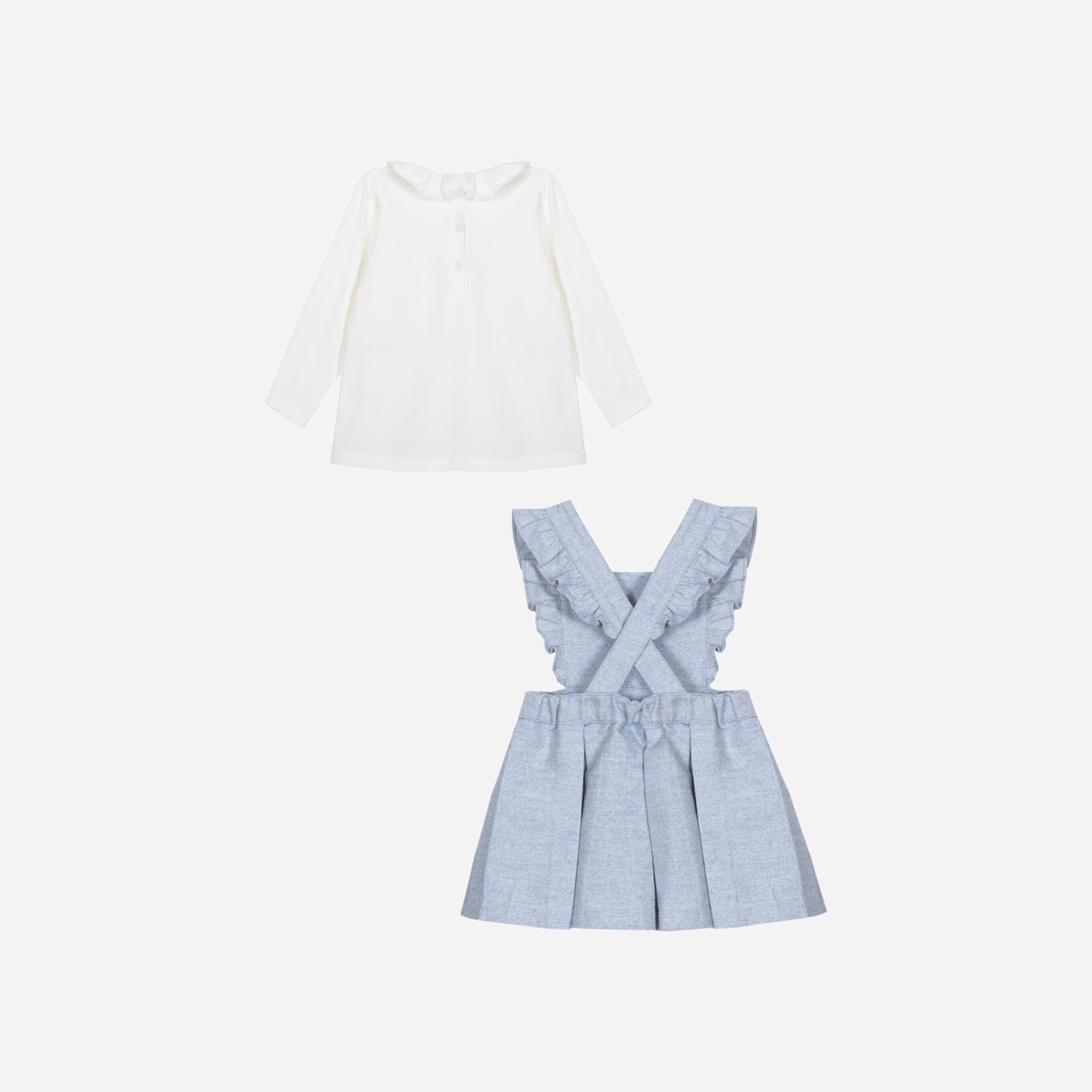 Patachou CONJUNTO MENINA - MINI GIRL COLORS - INVERNO 2025 MELANGE BLUE