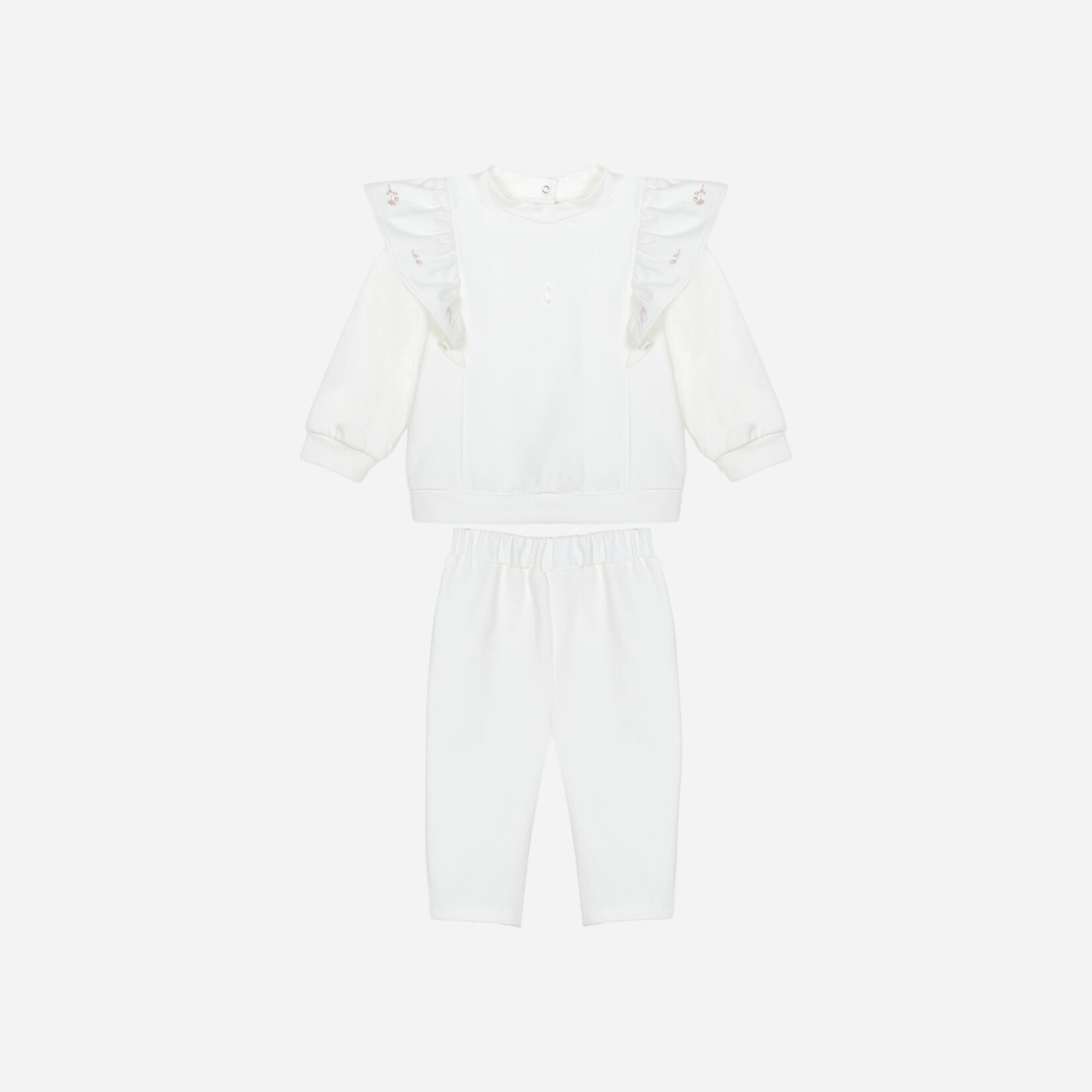 Patachou CONJUNTO  - MINI GIRL SOFT -  INVERNO 2025 ECRU