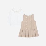 Patachou CONJUNTO - MINI GIRL SOFT -  INVERNO 2025 BEIGE
