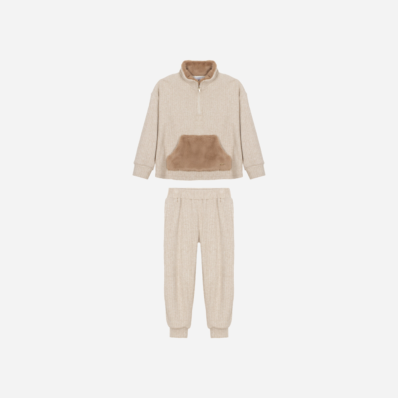 Patachou CONJUNTO - KIDS GIRL BEIGE -  INVERNO 2025 BEIGE