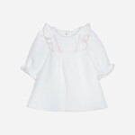 Patachou VESTIDO - NEWBORN SWEET PINK - INVERNO 2025 ECRU