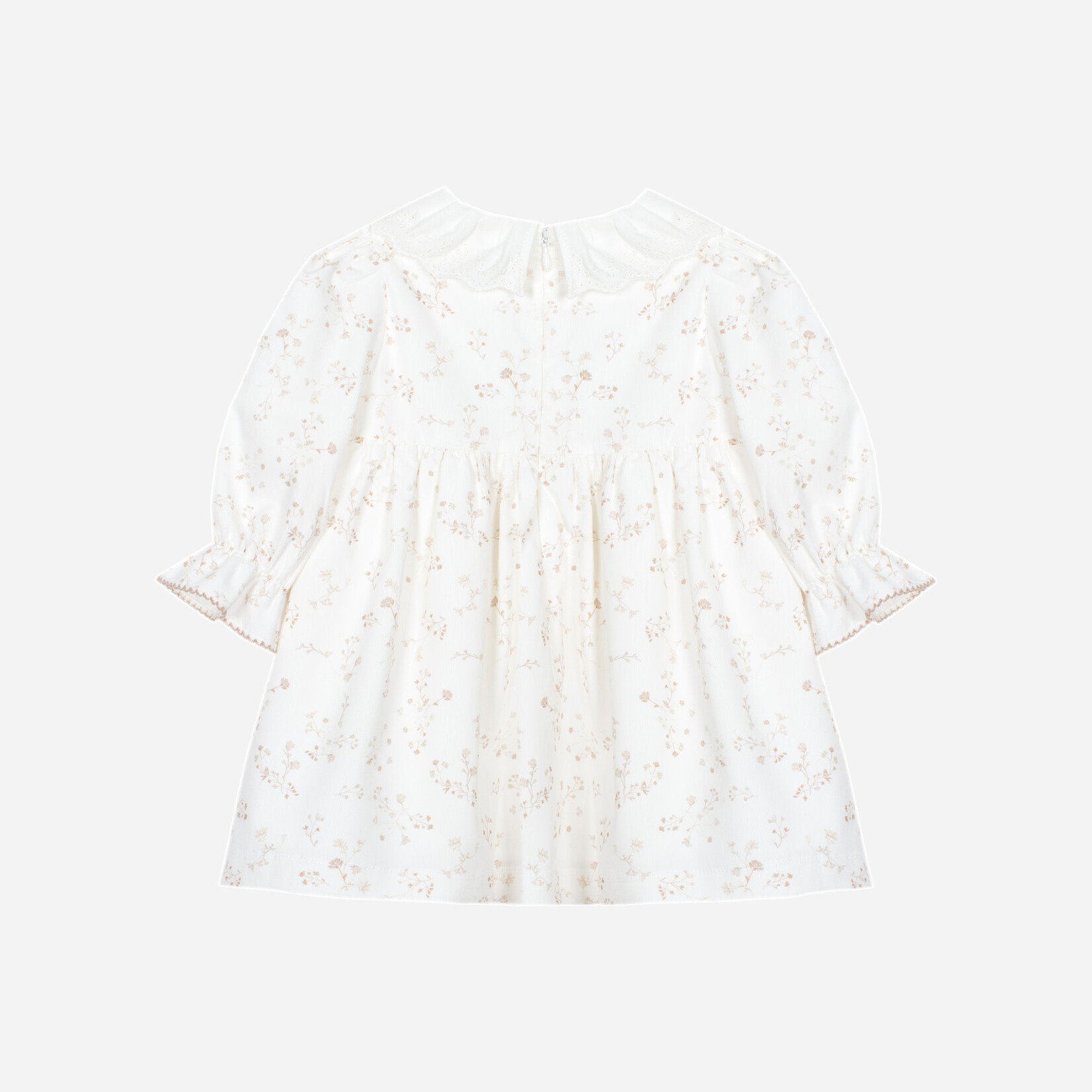 Patachou VESTIDO - MINI GIRL SOFT - INVERNO 2025 BEIGE FLOWERS F25-118