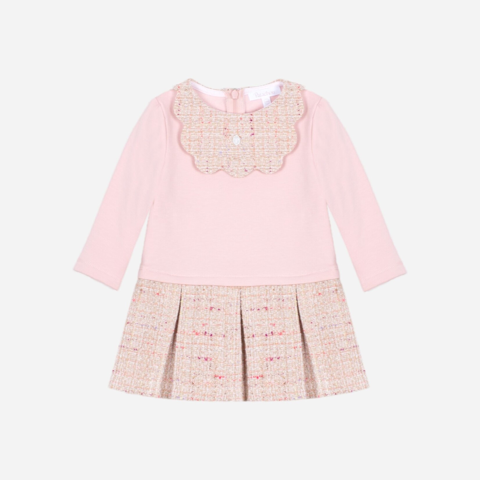 Patachou VESTIDO - MINI GIRL LOVELY PINK -  INVERNO 2025 PALE PINK