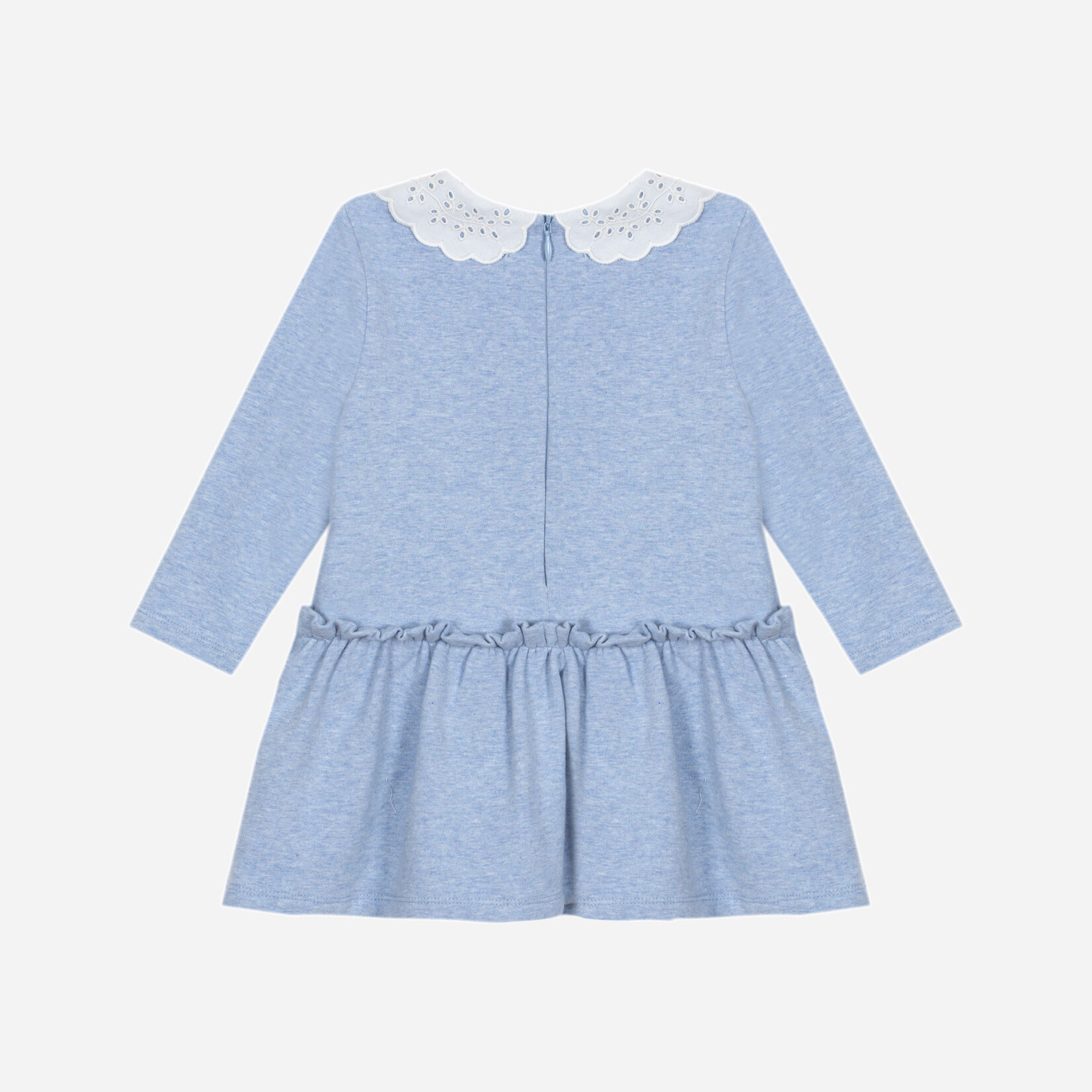 Patachou VESTIDO MINI GIRL COLORS -  INVERNO 2025 MELANGE BLUE
