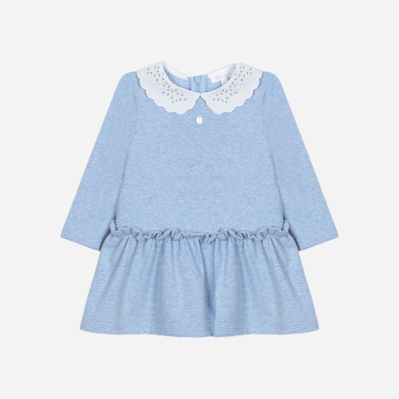 Patachou VESTIDO MINI GIRL COLORS -  INVERNO 2025 MELANGE BLUE