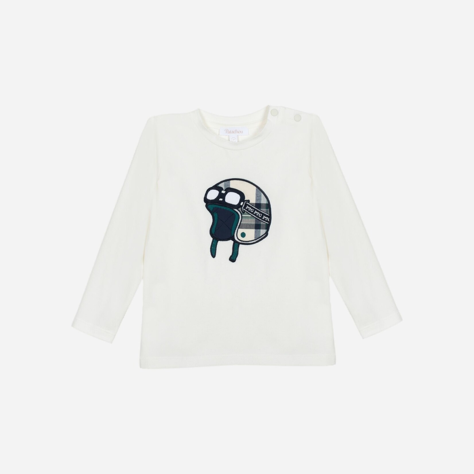 Patachou T-SHIRT - MINI BOY CITY - INVERNO 2025 ECRU
