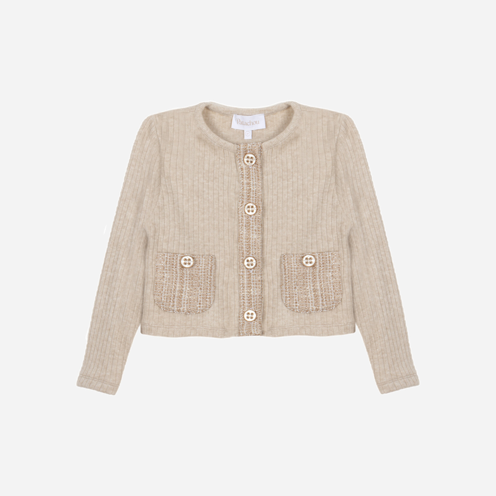 Patachou CASACO - KIDS GIRL BEIGE -  INVERNO 2025 BEIGE