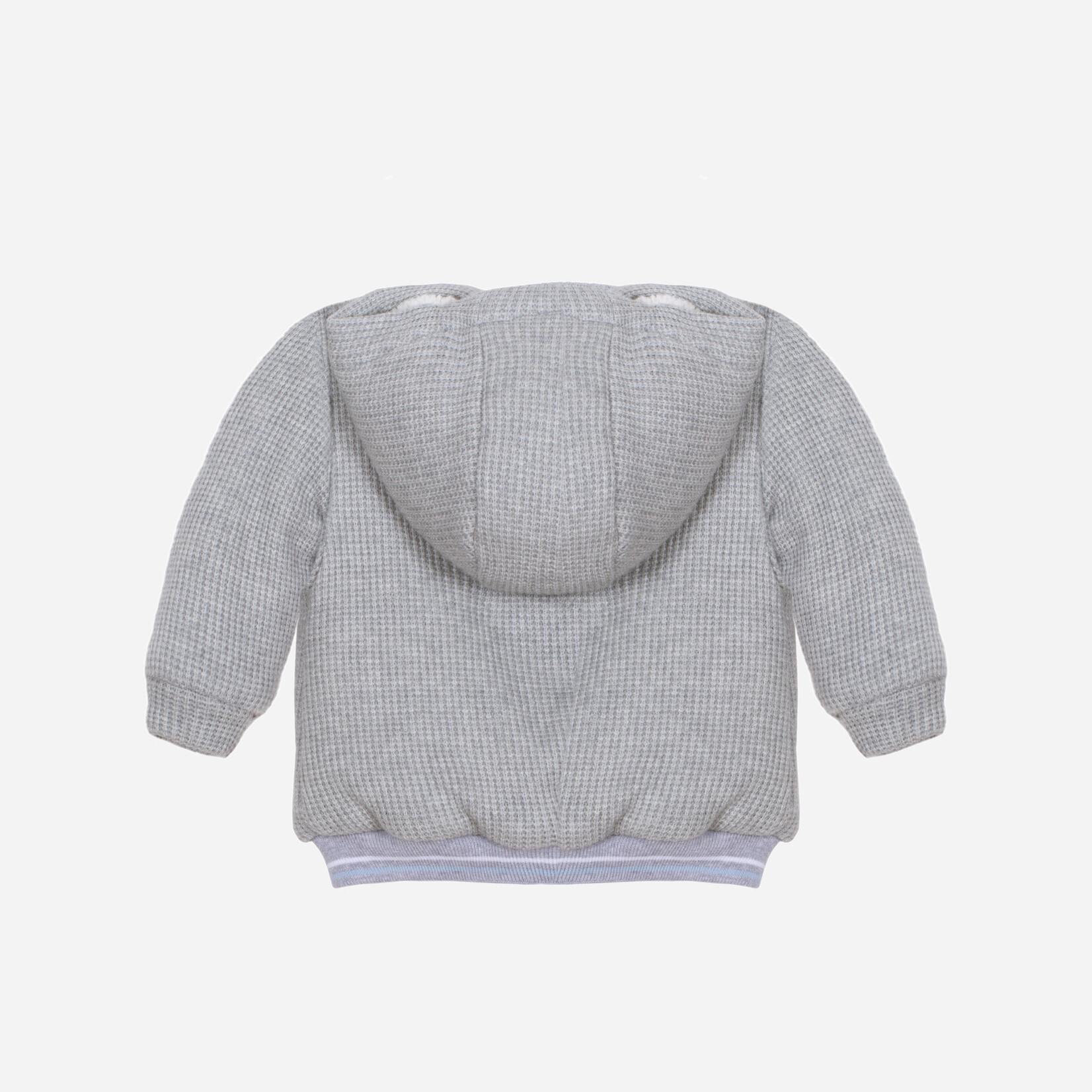 Patachou CASACO - MINI BOY SOFT BLUE - INVERNO 2025 DARK MELANGE GREY